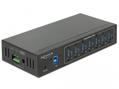 DELOCK External Industry Hub 7 x USB 3.0 Type-A with 15 kV ESD protection (63311)