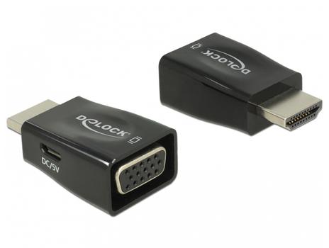 DELOCK Adapter HDMI-A male > VGA female (65902)