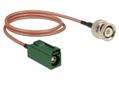 DELOCK Antenna Cable FAKRA E jack > BNC plug RG-316 50 cm