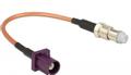 DELOCK Antenna Cable FAKRA D plug > FME jack RG-316 15 cm