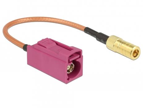 DELOCK Antenna Cable FAKRA H jack > SMB jack RG-316 15 cm (89677)