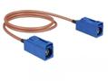 DELOCK Antenna Cable FAKRA C jack > FAKRA C jack RG-316 50 cm