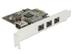 DELOCK PCI Express Card > 3 x external FireWire B + 1 x internal FireWire A