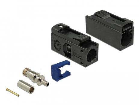 DELOCK FAKRA A jack 25 mm (long) for crimping (89685)