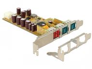 DELOCK PoweredUSB PCI Express Card > 1 x 24 V + 2 x 12 V (89655)
