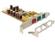 DELOCK PoweredUSB PCI Express Card > 1 x 24 V + 2 x 12 V (89655)