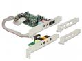 DELOCK PCI Express Soundcard 7.1 - 24 Bit / 192 kHz with TOSLINK In / Out