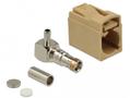 DELOCK FAKRA L jack 90Â° for crimping (89724)