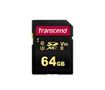 TRANSCEND Memory card 64GB SDHC 700S  CL10 UHS-II U3, R/W 285/ 180MB/ s