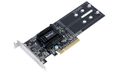 SYNOLOGY PCIE M.2 SSD ADAPTER CARD FOR 2X M.2 NVME SSD CTLR (M2D18)