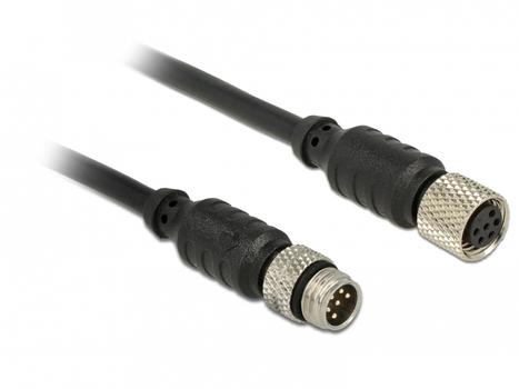 NAVILOCK Extensions cable M8 male > M8 female waterproof 5 m for M8 GNSS receiver (62974)