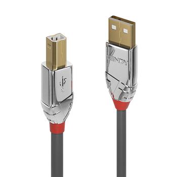 LINDY USB 2.0 Typ A an B Kabel Cromo Line 0.5m (36640)