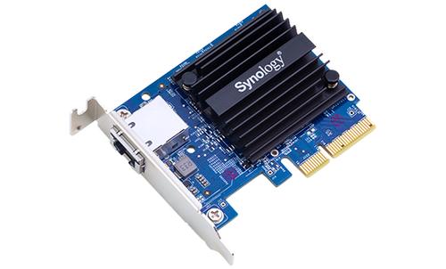 SYNOLOGY y E10G18-T1 - Network adapter - PCIe 3.0 x4 low profile - 10Gb Ethernet x 1 - for Disk Station DS1618, RackStation RS1219, RS2418, RS2818, RS3618, RS818 (E10G18-T1)