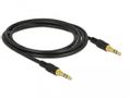DELOCK Audiokabel Sort 2m (85549)