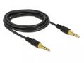 DELOCK _Kabel Klinke 3 Pin 3,5 mm Stecker > Stecker 3,0 m schwarz Delock (85551)