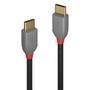 LINDY 0.5m USB 2.0 Type C to C Cable, Anthra Line (36870)