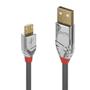 LINDY 1m USB 2.0 Type A to Micro-B Cable Cromo L.. Factory Sealed