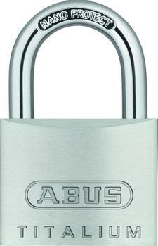 ABUS Titalium-Vorhängeschloss verschieden schliessend 40mm (64TI/40)