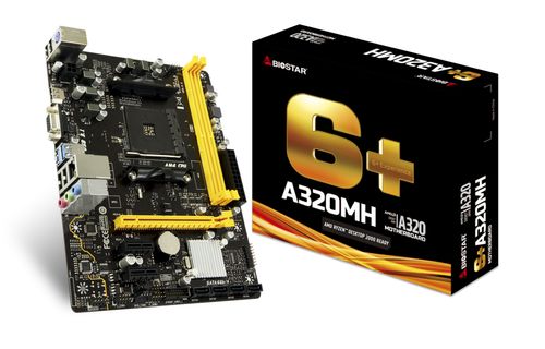 BIOSTAR Motherboard Amd A320 Socket  (A320MH)