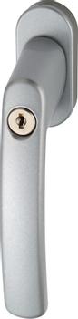 ABUS Fenstergriff abschließbar FG200, silber (FG 200 S/SB)