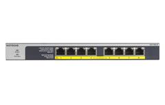 NETGEAR 8-PORT FLEX UNMANAGED SWITCH GIGABIT ETHERNET POE/POE+        IN WRLS