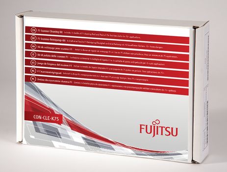 FUJITSU F1 SCANNER CLEANING KIT 1XBOTTLE FOR 75+ APPLICATIONS SUPL (CON-CLE-K75)