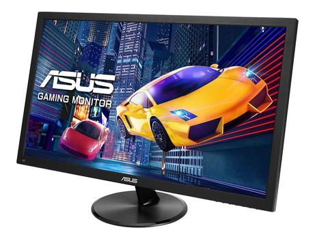ASUS VP248QG - LED monitor - 24" - 1920 x 1080 Full HD (1080p) - TN - 250 cd/m² - 1000:1 - 1 ms - HDMI, VGA, DisplayPort - speakers - black (VP248QG)
