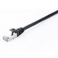 V7 CAT6 ETHERNET BLACK STP 2M RJ45 100 COPPER SNAGLESS CABL