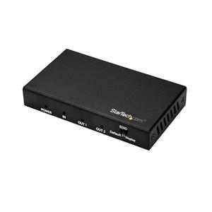 STARTECH 2 Port HDMI Splitter - 4K 60Hz - 1x2 Way HDMI 2.0 Splitter - video/ audio splitter - 2 ports (ST122HD202)