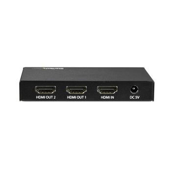 StarTech HDMI Splitter - 2-Port - 4K 60Hz - HDMI Splitter 1 In 2 Out - 2 Way HDMI Splitter - HDMI Port Splitter (ST122HD202) - video/ lyd-splitter - 2 porter (ST122HD202)