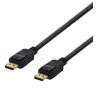 DELTACO DisplayPort cable, 1,5m, 4K UHD, DP 1.2, black