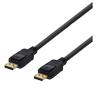 DELTACO DisplayPort cable, 5m, 4K UHD, DP 1.2, black