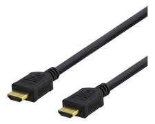 DELTACO High-Speed HDMI cable, 5m, Ethernet, 4K UHD, black