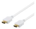 DELTACO HDMI with Ethernet cable 5m White