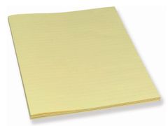 BANTEX konceptpapir linjer gul 250ark