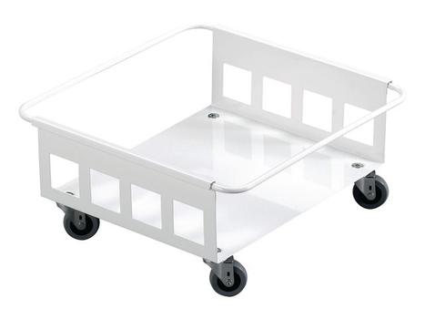 DURABLE Trolley t/Durabin 90 liter m/4 hjul hvid (1801668010)