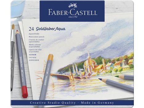 FABER-CASTELL värikynäsarja Goldfaber Aqua 24kpl (114624)