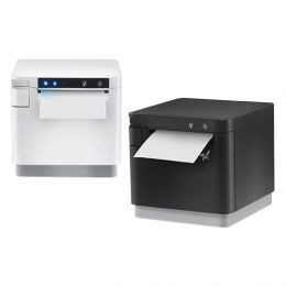 STAR MICRONICS mC-Print3,  Thermal, 3in, Cutter, Ethernet (LAN), USB, CloudPRNT,  Black, EU & UK, PS60C Power Supply included (39654190)