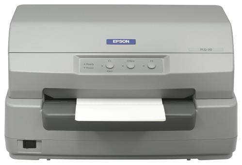 EPSON PLQ 20 - Printer voor bankboekjes - Z/W - dotmatrix - 245 x 297 mm - 24 pin - tot 576 tekens/ sec - parallel, USB, serieel (C11C560171)