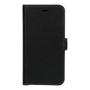 Essentials iPhone XR, Läder wallet avtagbar, svart