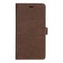 Essentials iPhone XR, Läder wallet avtagbar, brun