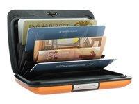 ÖGON Stockholm V2.0 Alu credit card holder Orange (SV_ORANGE)
