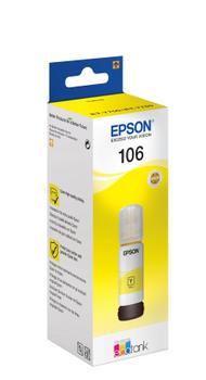 EPSON n Ink Cartridges,  106, Ink Bottle, 1 x 70.0 ml Yellow (C13T00R440)
