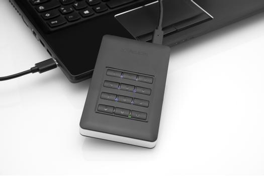 Verbatim Store 'n' Go Secure Portable HDD with Keypad Access - harddisk - 2 TB - USB 3.1 Gen 1 (53403)