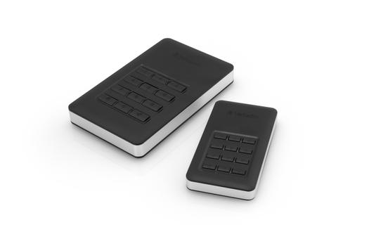 Verbatim Store 'n' Go Secure Portable HDD with Keypad Access - harddisk - 2 TB - USB 3.1 Gen 1 (53403)