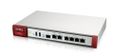 ZYXEL rec. for up to 50 users 2xWAN 4xLAN / DMZ 1xSFP 2xUSB 1.800 Mbps Throughput 600Mbps UTM Sandboxing optional (ATP200-EU0102F)