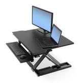 Ergotron WORKFIT-TX W/ DROPDOWN KB TRAY PVC BLACK CRTS (33-467-921)