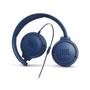 JBL Tune 500 on-ear hodetelefoner (Blå) Kablede, on-ear. In-line mikrofon/ fjernkontroll. Blå (JBLT500BLU)
