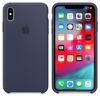 APPLE IPHONE XS MAX SILICONE CASE MIDNIGHT BLUE (MRWG2ZM/A)