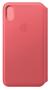 APPLE iPhone XS Max Leather Folio - Peony Pink (MRX62ZM/A)